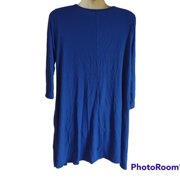 Altar'd State Blue Mini Dress sz Large POCKETS! - Picture 2 of 4